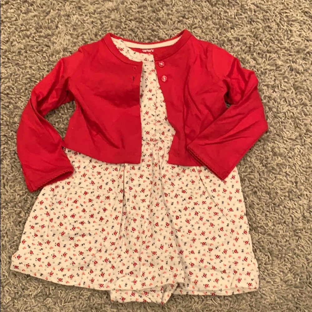 NEW Dress with Cardigan 18 Months Carter’s